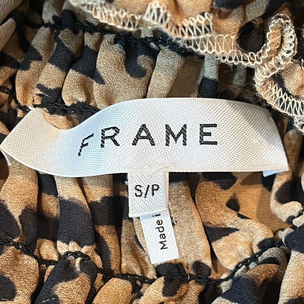 Frame Animal Print Women's Top - Picture 6 of 7